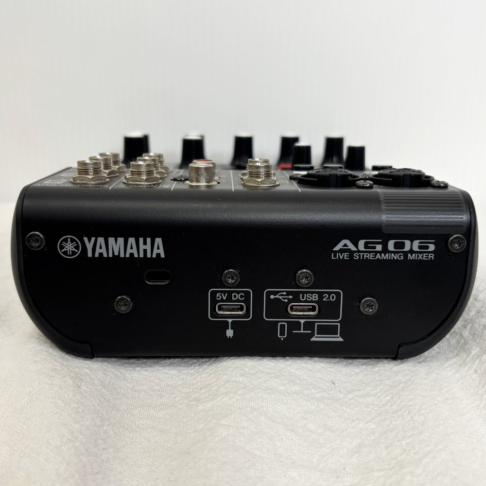 YAMAHA（ヤマハ） アウトレット品 ライブ配信用ミキサー AG06mk2 BLACK