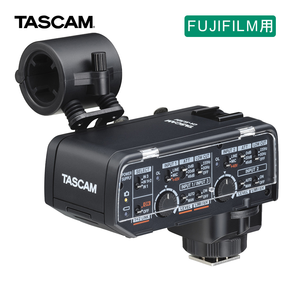 TASCAM CA-XLR2d-F (FUJIFILM用 マイクアダプター)
