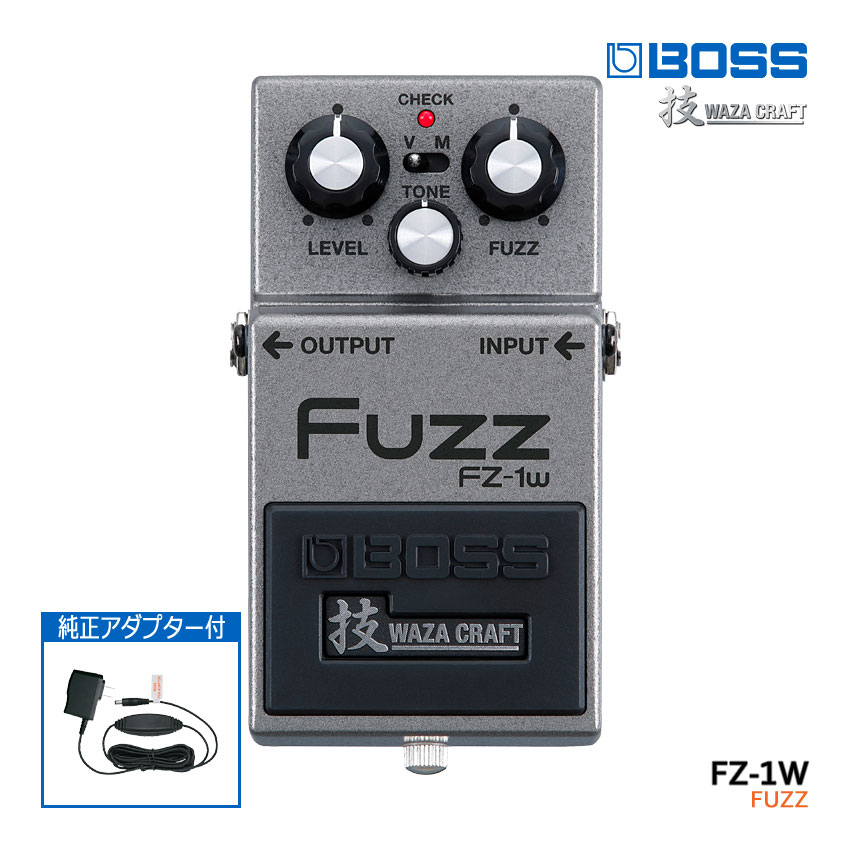 BOSS 技クラフト ファズ FZ 1W Fuzz 純正ACアダプター付き ボス エフェクター :106 FZ 1W PSA:楽器のことならメリーネット