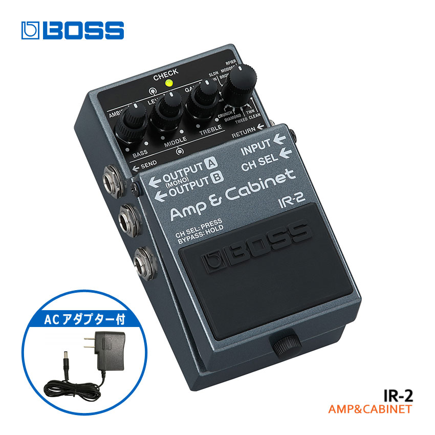 ACアダプター付き BOSS アンプ＆キャビネット IR-2 Amp＆Cabinet ボス エフェクター