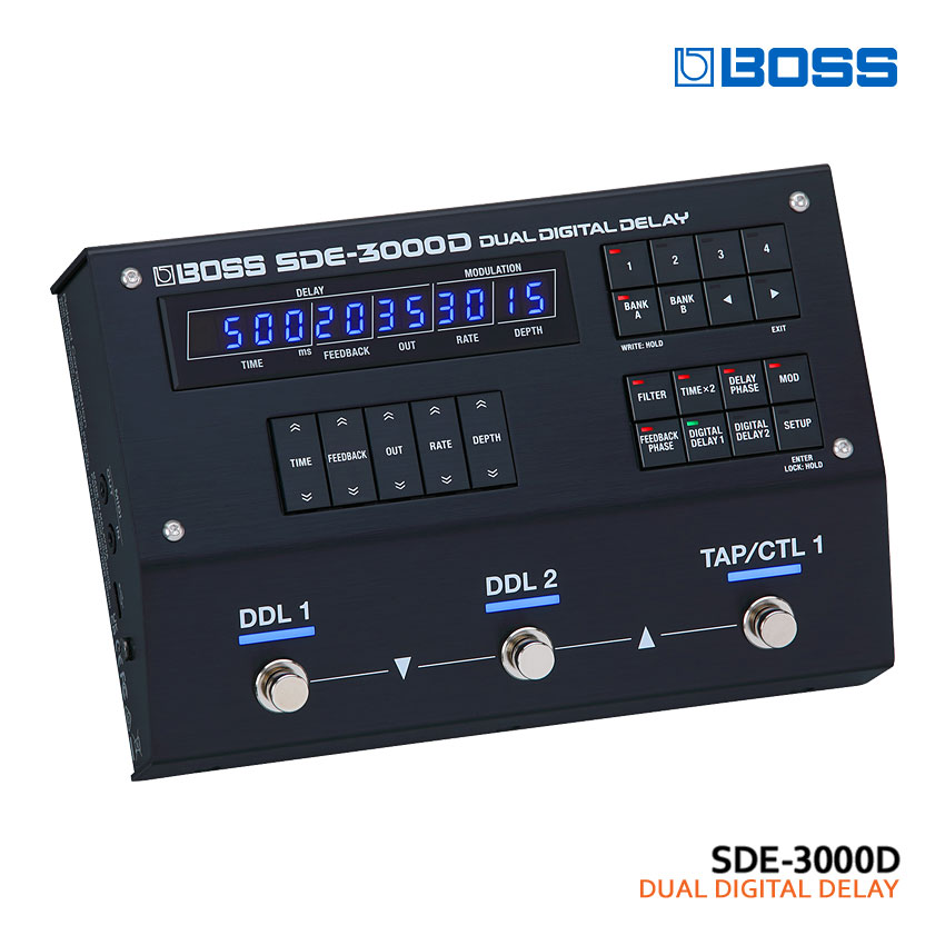 BOSS デジタルディレイ SDE-3000D Dual Digital Delay ボスエフェクター : 106-sde-3000d :  楽器のことならメリーネット - 通販 - Yahoo!ショッピング