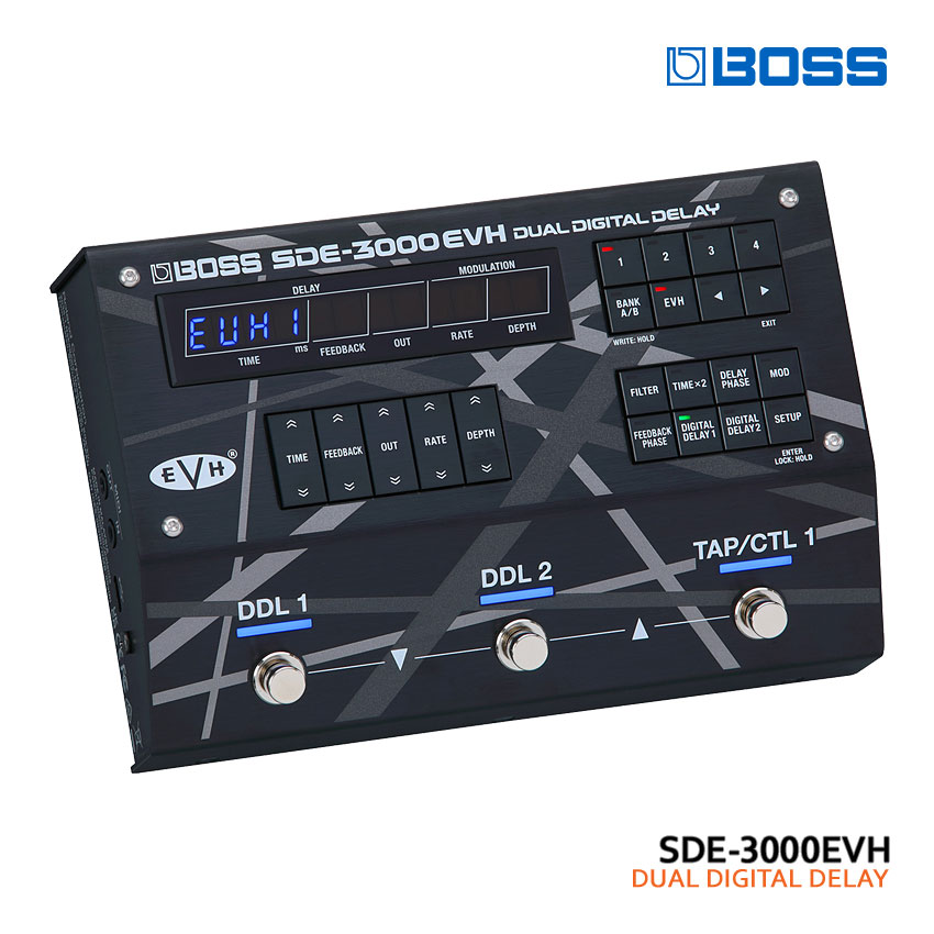 新品同様！BOSS SDE-3000 EVH ボス デジタルディレイ BOSS（ボス） デジタルディレイ SDE-3000EVH ボスエフェクター : 音響