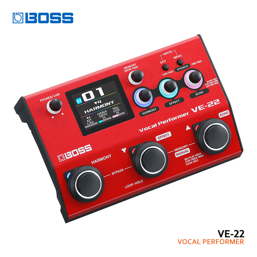 BOSS ボーカルパフォーマー VE 22 Vocal Performer ボス エフェクター :106 VE 22:楽器のことならメリーネット