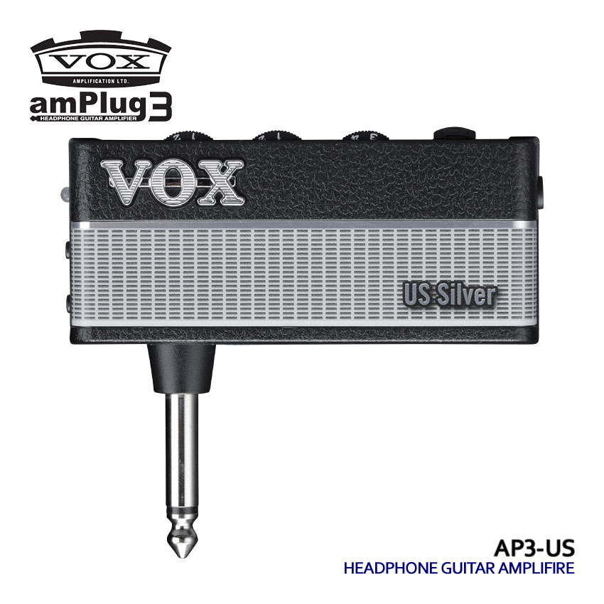 VOX ヘッドホンアンプ amPlug3 US Silver アンプラグ AP3-US ギターアンプ｜merry-net