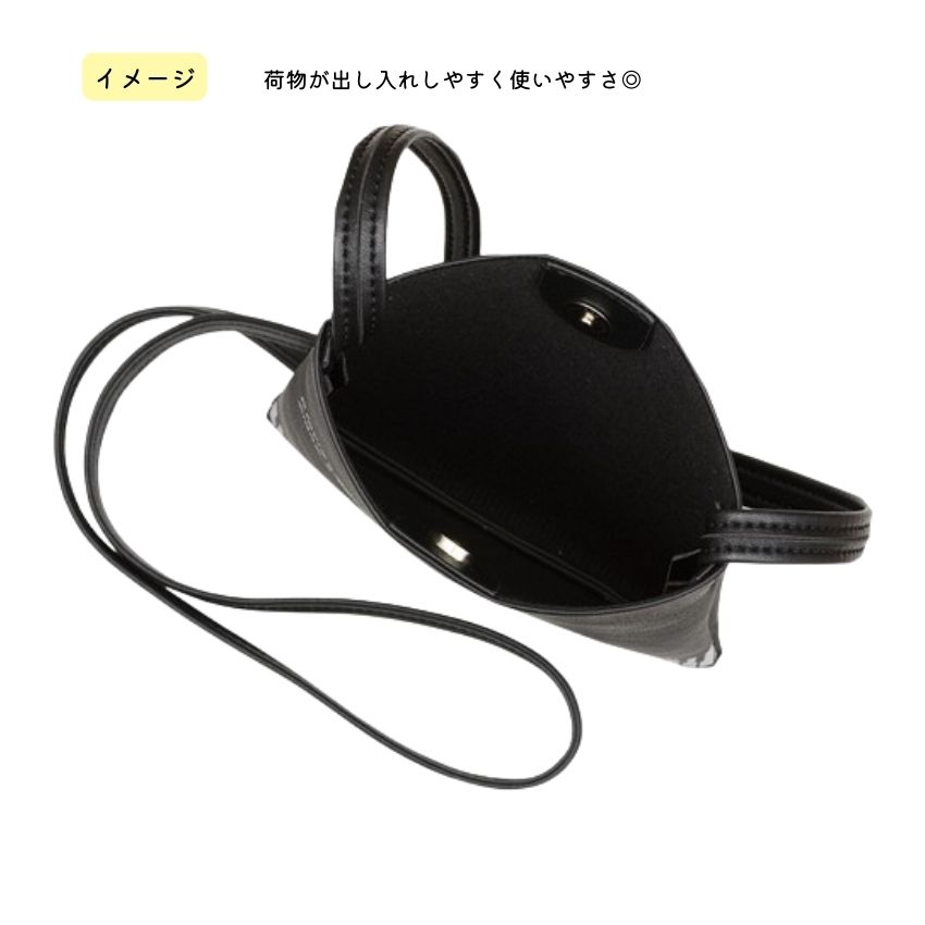 Pianoline レザー調サコッシュ 鍵盤 1102001 スマホや必要品を肩にかけて持ち運べる便利なサコッシュ ！大量注文可能。音楽雑貨 ピアノ教室 ピアノ講師 |  | 02