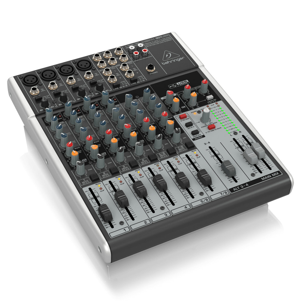 BEHRINGER 8ch アナログミキサー 4マイク入力 1204USB XENYX 取扱店舗