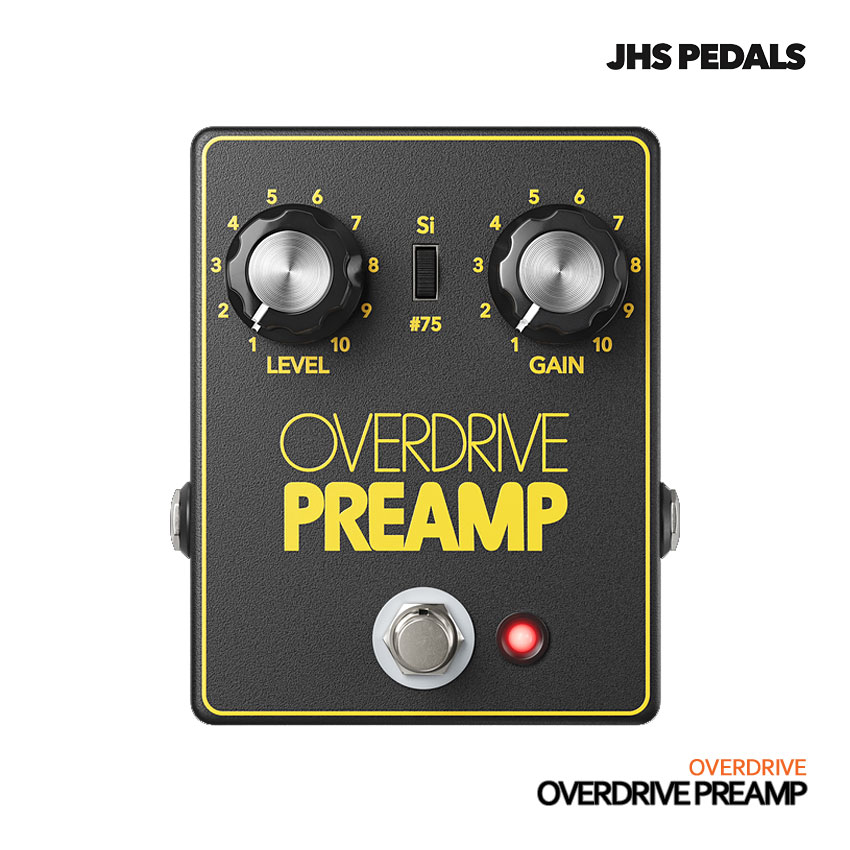 JHS Pedals オーバードライブプリアンプ OVERDRIVE PREAMP エフェクター :286 OD PREAMP:楽器のことならメリーネット