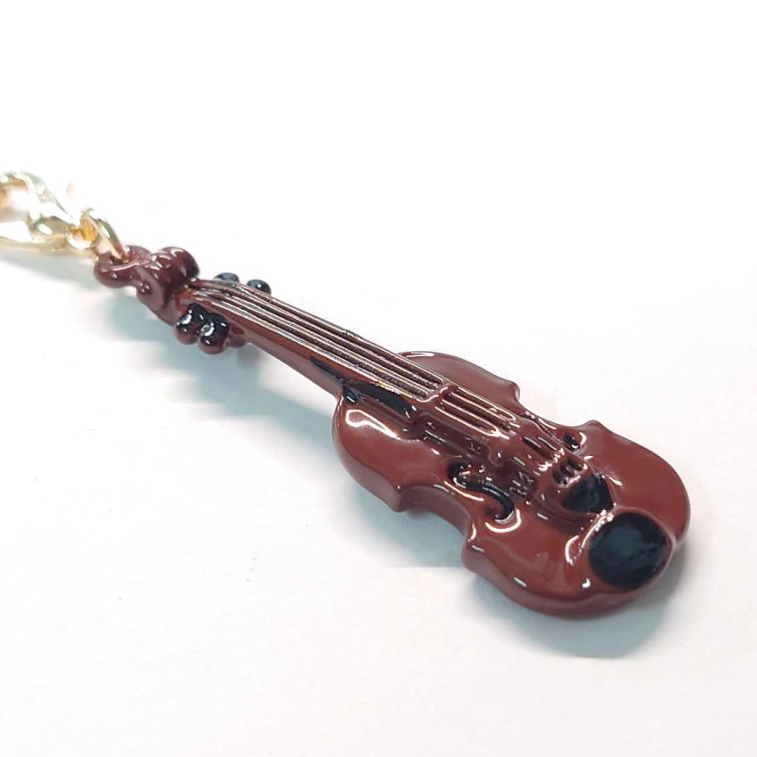【携帯ストラップ】立体 弦楽器ストラップ バイオリン (立体楽器 弦楽器 AD8015-2) 小型便対応（20点まで）｜merry-net｜03