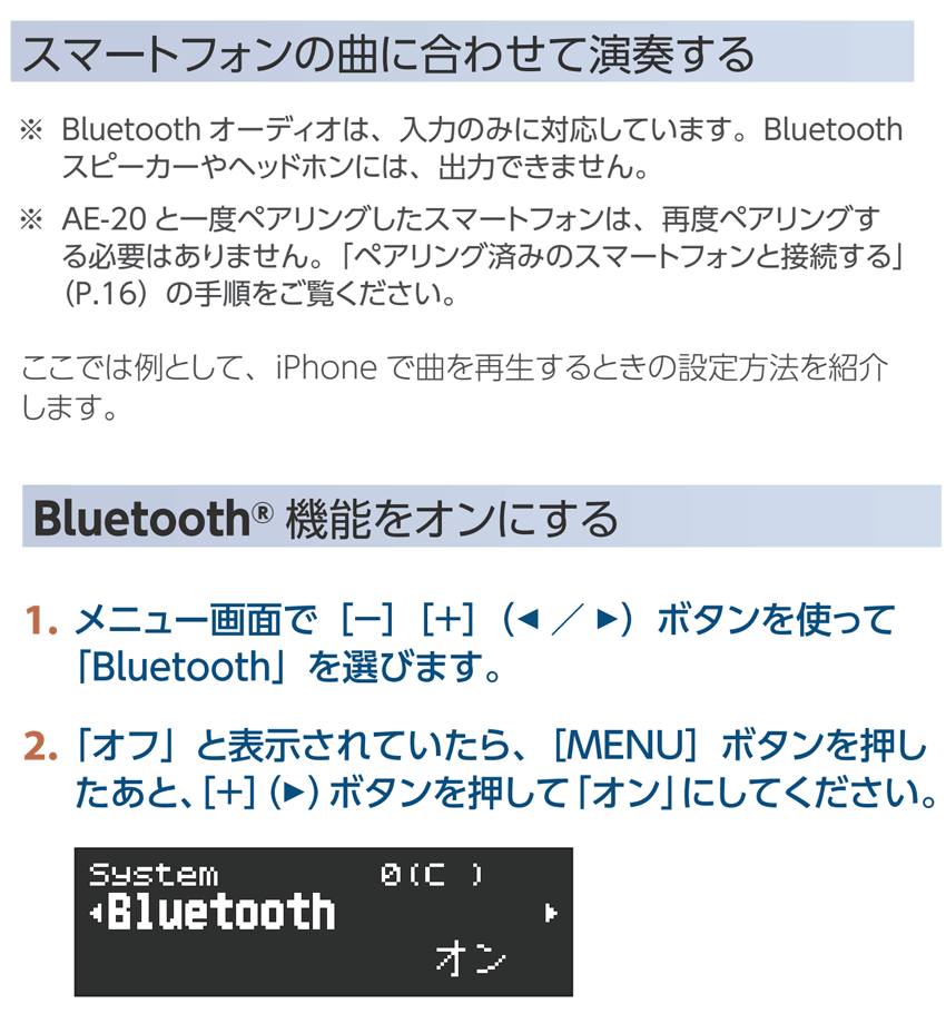 Roland Aerophone AE-20【初心者でも大丈夫！簡単に路上ライブが出来るセット】日本語操作パネルのアンプ付き ウインドシンセ デジタル管楽器 電子楽器 | ローランド | 06