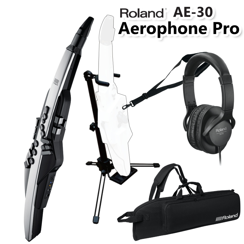 Roland ���[�����h �f�W�^���Ǌy�� �G�A���t�H�� Aerophone Pro AE-30 �P�[�X �X�^���h �w�b�h�t�H���t��
