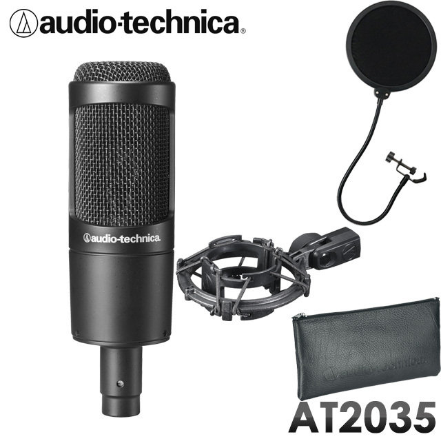 audio-technica �R���f���T�[�}�C�N AT2035 �i�|�b�v�K�[�h�t���j �^���Z�b�g