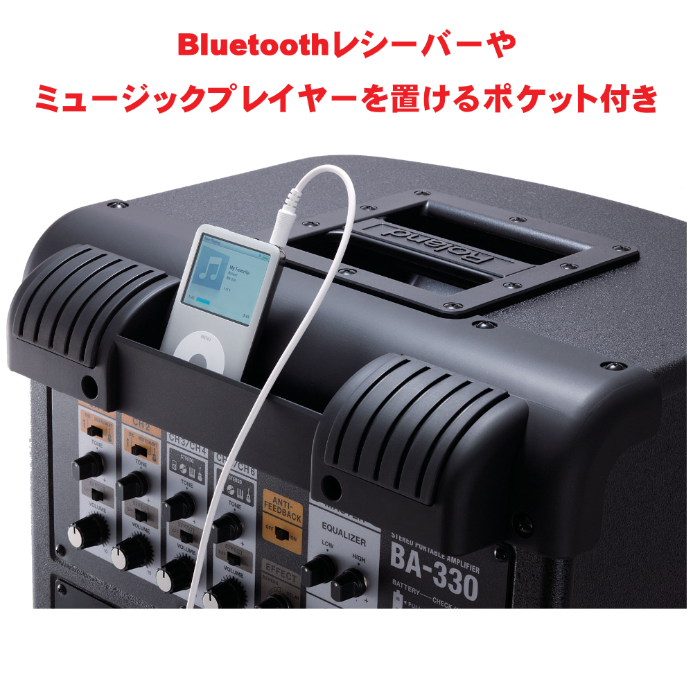 Roland 簡易PAセット BA-330 / スピーカースタンド + ワイヤレスマイク