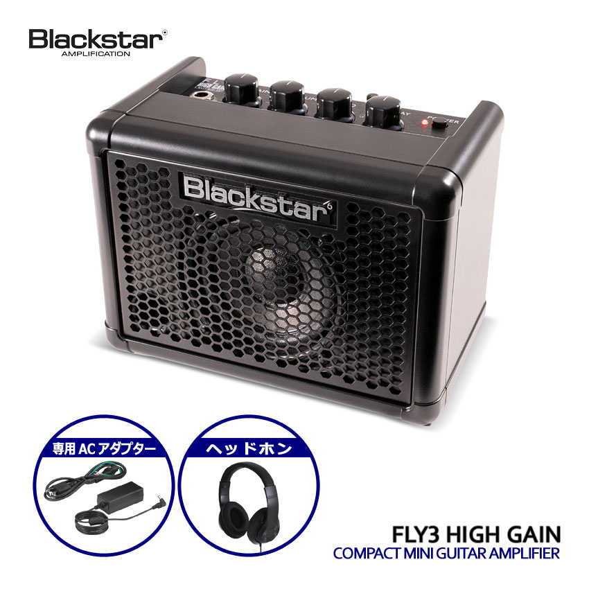 �����A�_�v�^�[���w�b�h�z���Z�b�g Blackstar �~�j�M�^�[�A���v FLY3 HIGH GAIN �n�C�Q�C�� �u���b�N�X�^�[