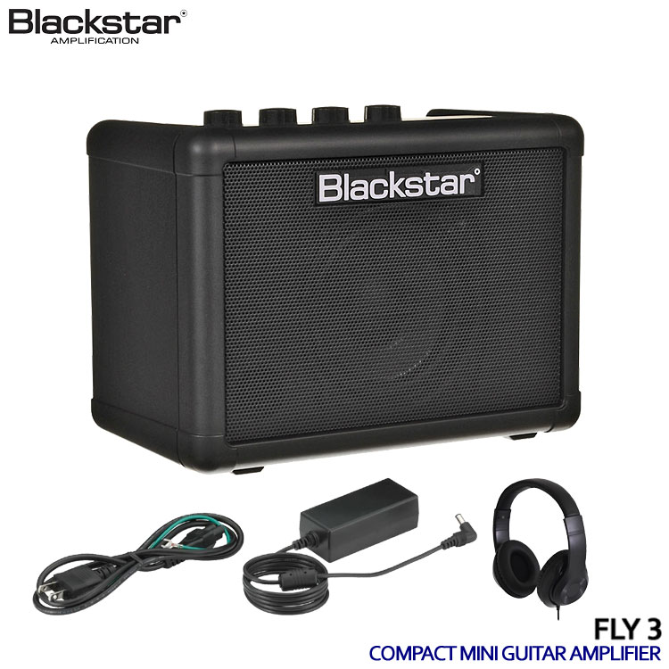 Blackstar ミニギターアンプ FLY 3 純正アダプター＆ヘッドホンセット 