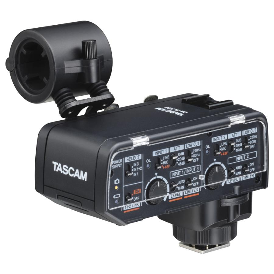 TASCAM CA-XLR2d-F カメラ用ミキサー + ガンマイク 声収録セット｜merry-net｜03