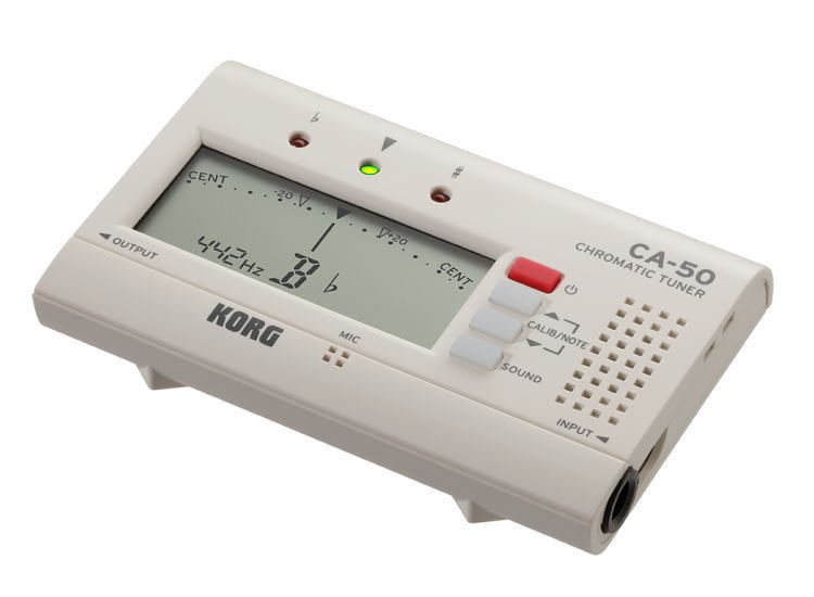 KORG コルグ クロマチックチューナー CA-50 クリップマイク CM-300WH セット 管楽器チューナー チューニングに便利なコンタクトマイク付き | KORG | 03