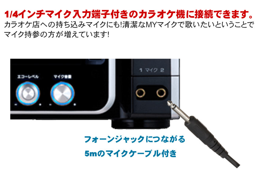 KC ダイナミックマイク CM2000 ホワイト ON/OFFスイッチ付き【会議/カラオケ/司会/余興などに！】 | キョーリツ（楽器） | 02