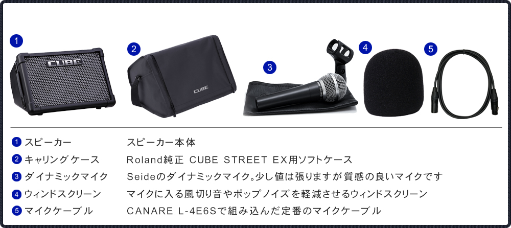 日本メーカー新品Roland CUBE STREET EX (ちょっと良いダイナミック