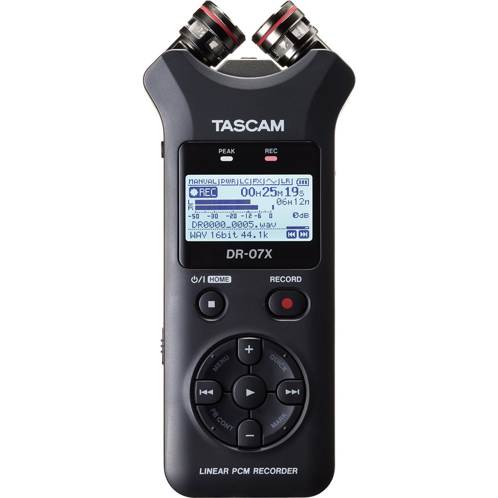 TASCAM リニアPCMレコーダー DR-07X ウィンドスクリーン付セット : dr