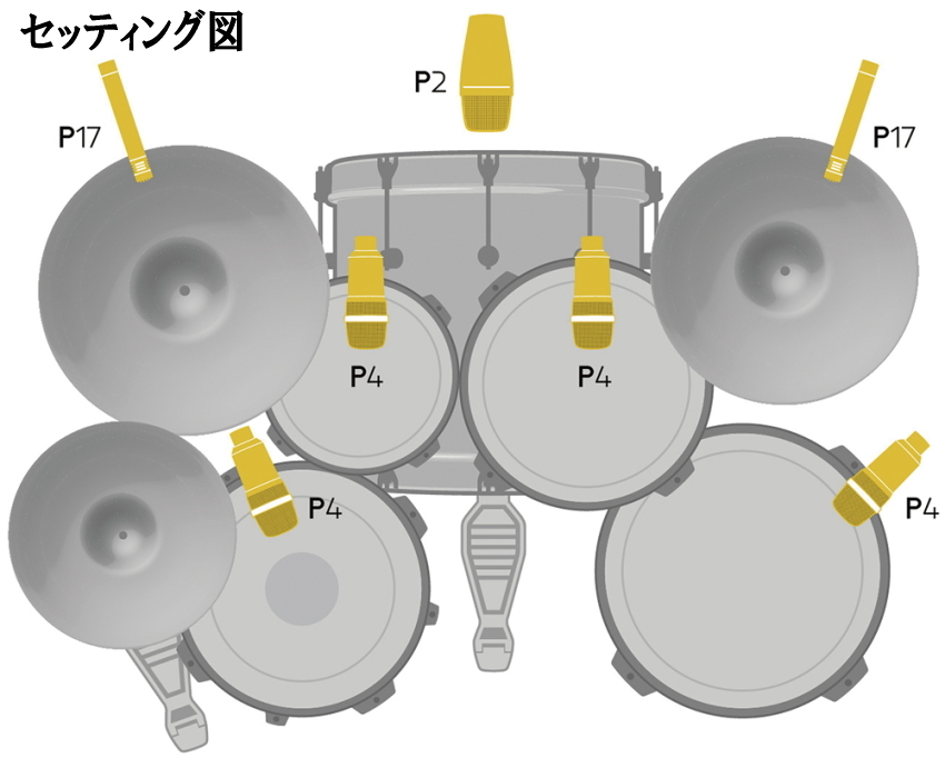 AKG ドラムマイクセット DRUM SET SESSION I【正規品】 : drumset-s1