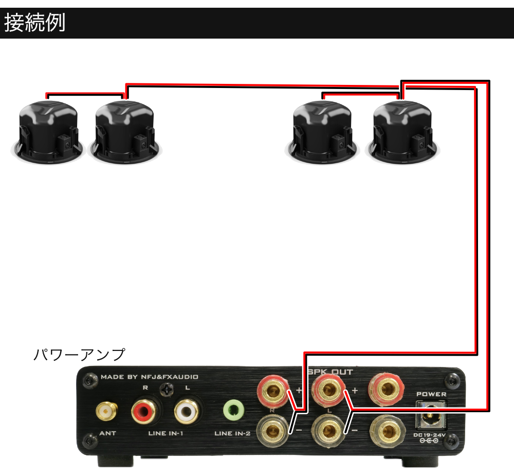 BOSE（ボーズ） 天井埋込みスピーカー 上位版 DesignMax DM3C (4本