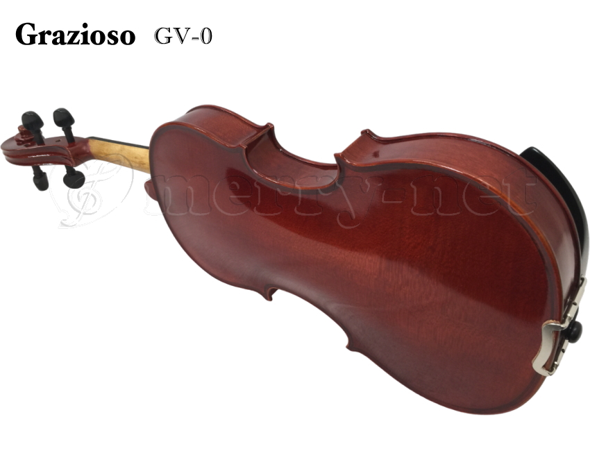 Grazioso 初心者向け バイオリン ラベンダーケース 調整後出荷  GV-0S 4/4サイズ 7点セット 大人サイズ グラッツィオーゾ 爆買 |  | 03