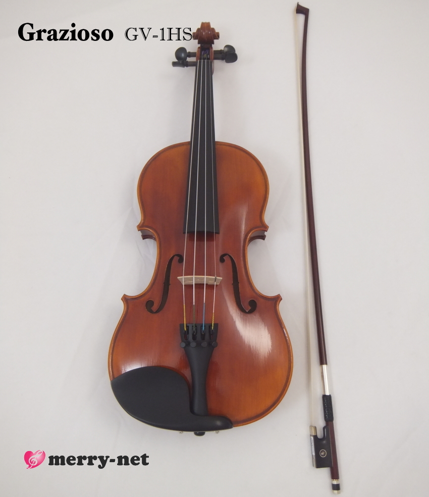 Grazioso GV-1HS 1/4 バイオリン 4点セット : gv-1hs-14 : 楽器のこと 