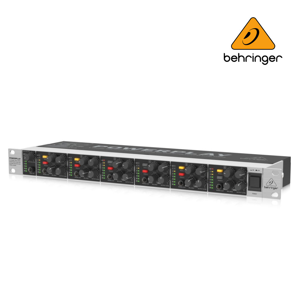 BEHRINGER ミキサー ヘッドフォンアンプ HA6000 POWERPLAY :095 HA6000:楽器のことならメリーネット