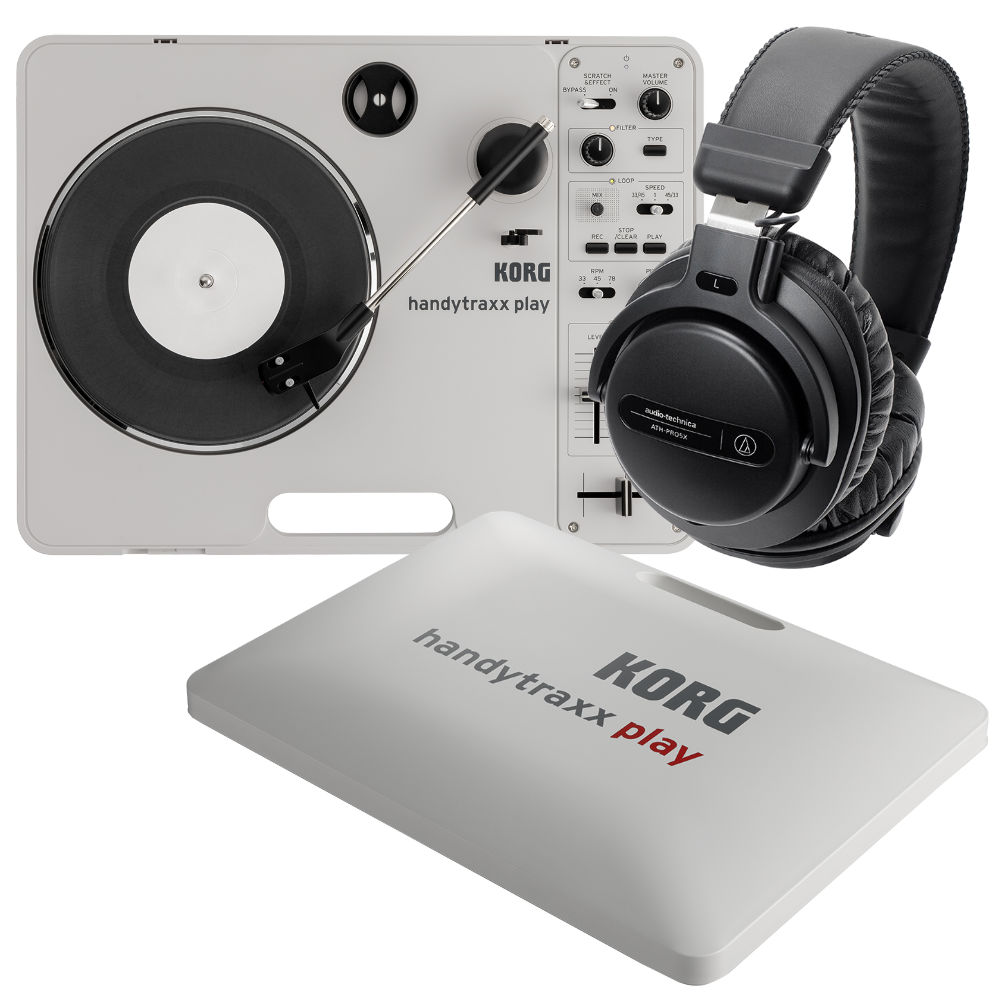 KORG handytraxx play DJ�w�b�h�t�H���t���Z�b�g �A�i���O���R�[�h ���X�j���O �����^�тɕ֗�