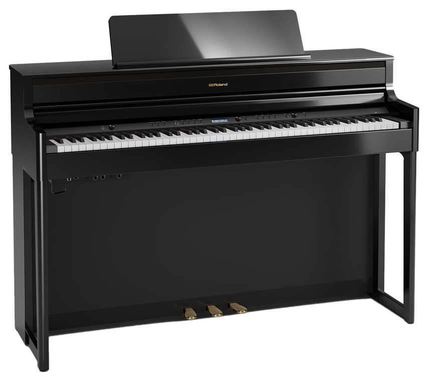 運送・設置付■ローランド HP704 黒塗り鏡面 Roland HP-704 PES■代引不可 | ローランド | 01