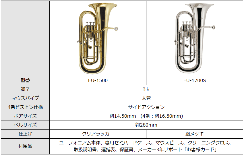 J.Michael Jマイケル ユーフォニウム ユーフォニアム ユーホ 太管 銀メッキ EU-1700S ４ピストン【ダブル検品後発送】部活  クラブ活動 練習用 初心者 趣味 入門 : eu-1700s : 楽器のことならメリーネット - 通販 - Yahoo!ショッピング