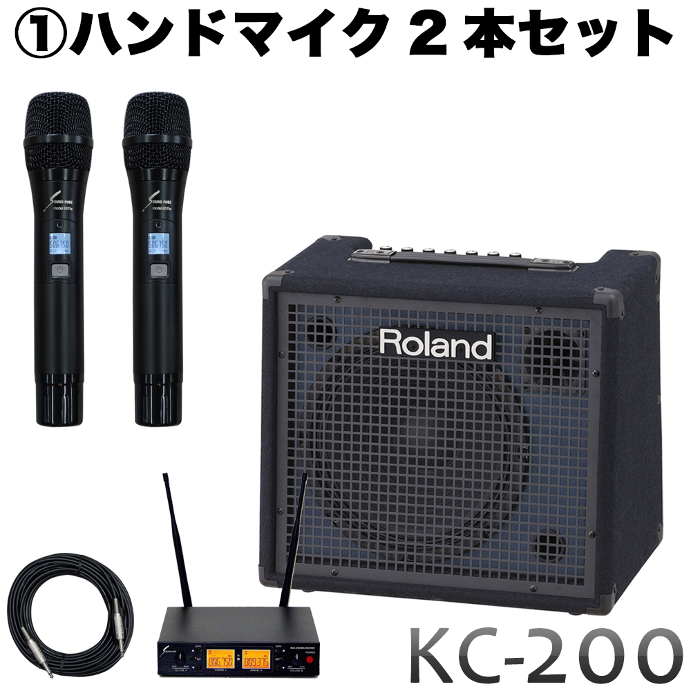 Roland 簡易PAセット KC-200 + 選べるワイヤレスマイク2個セット｜merry-net｜02