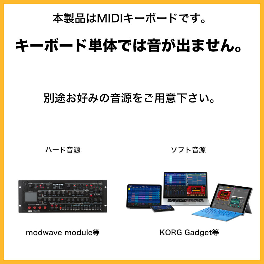 ソフトケース付き■KORG MIDIキーボード Keystage61 61鍵盤