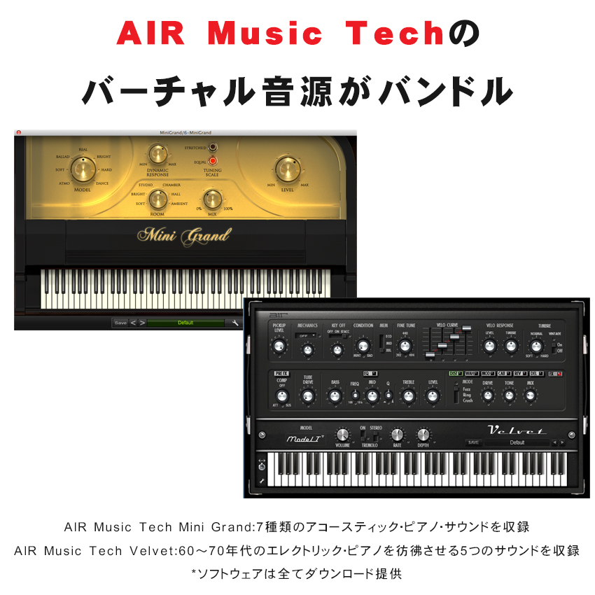 M-Audio MIDIキーボード Keystation 61 MK3 (ペダルセット 