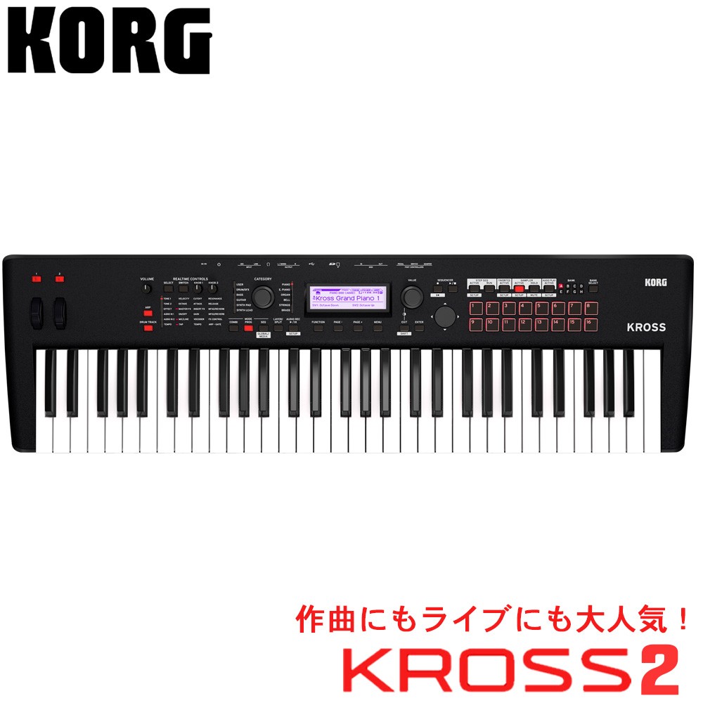 KORG �R���O KROSS2 61 MB(���F)���@�\�V���Z�T�C�U�[(���[�N�X�e�[�V����)
