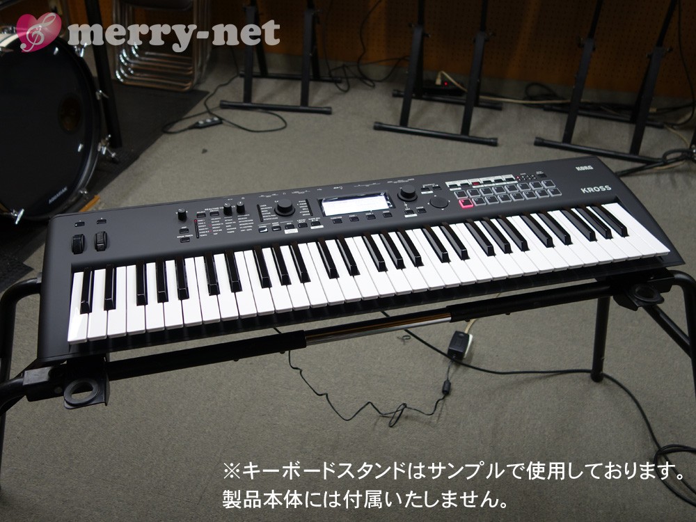 KORG（コルグ） シンセサイザー KROSS2 61 ブラック (ケース/丸型座部