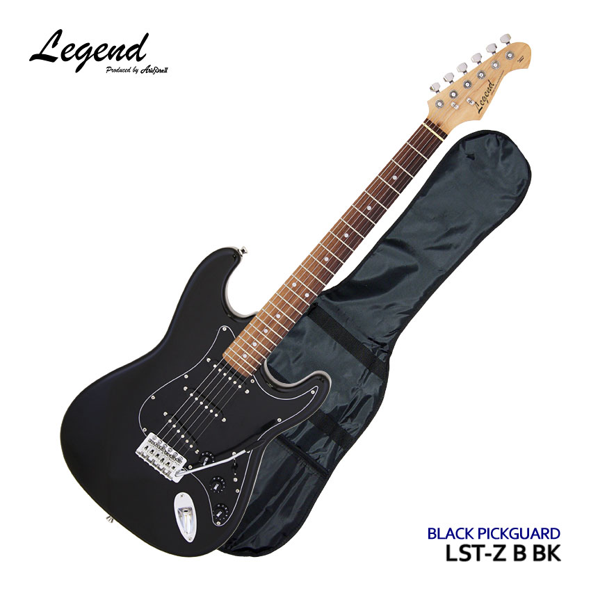 LEGEND LST-Z BKBK エレキギター Amazon | Legend エレキギター LST-Z B BK ブラックピックガード