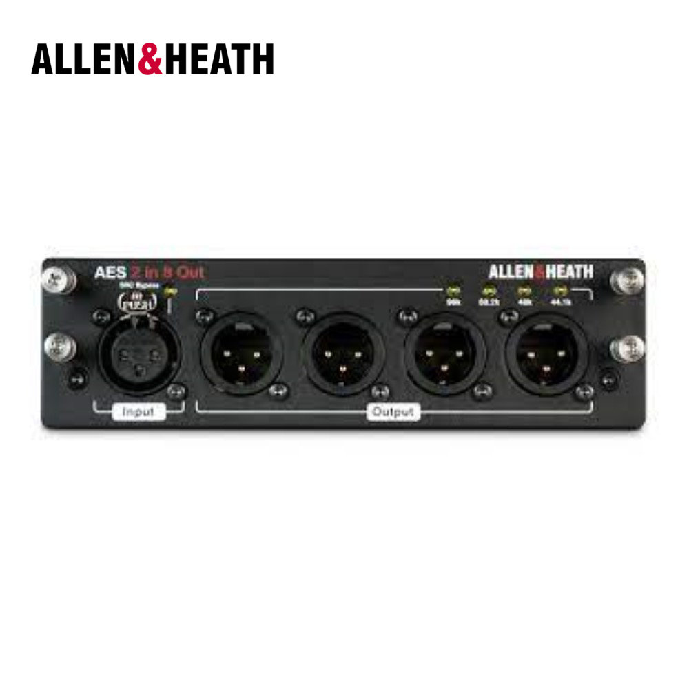 Allen & Heath オプションカード M-DL-AES-2in8out | 