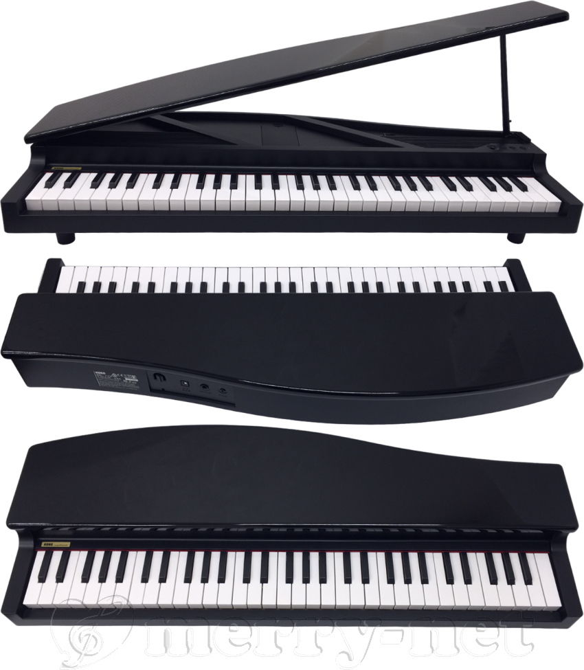 KORG microPIANO BK ピアノ型 キーボード 3点セット｜merry-net｜02