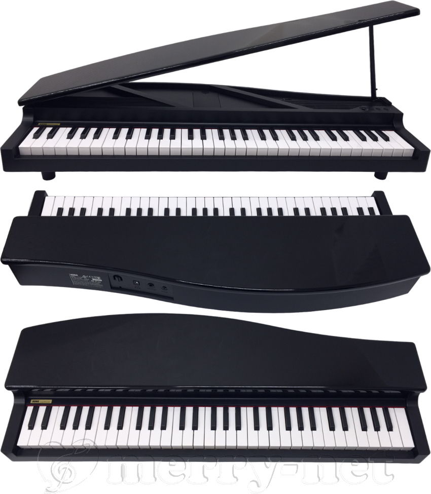 KORG microPIANO BK ピアノ型 キーボード ヘッドホン付き ミニ
