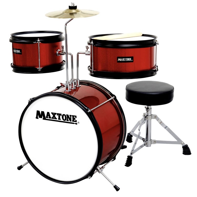 ドラムセット 子供用 ミニドラムセット MAXTONE MX-60 RED