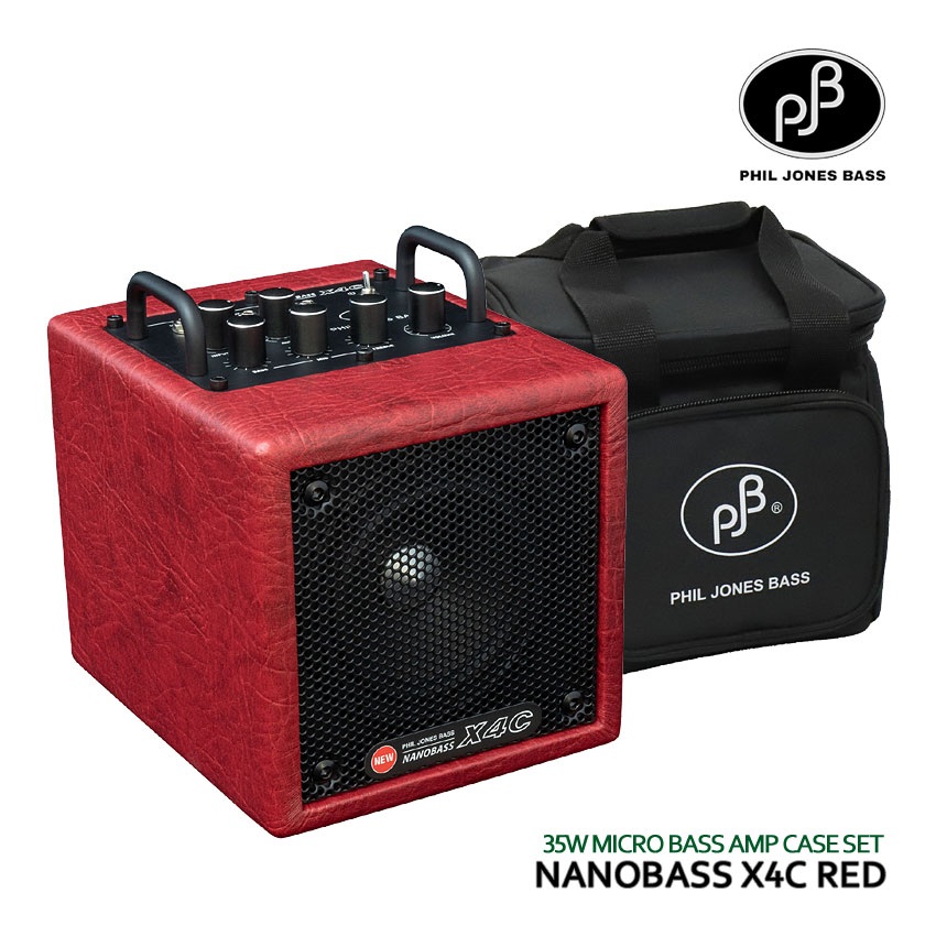 Phil Jones Bass NANOBASS X4C Red ベース・アンプ〈フィルジョーンズ