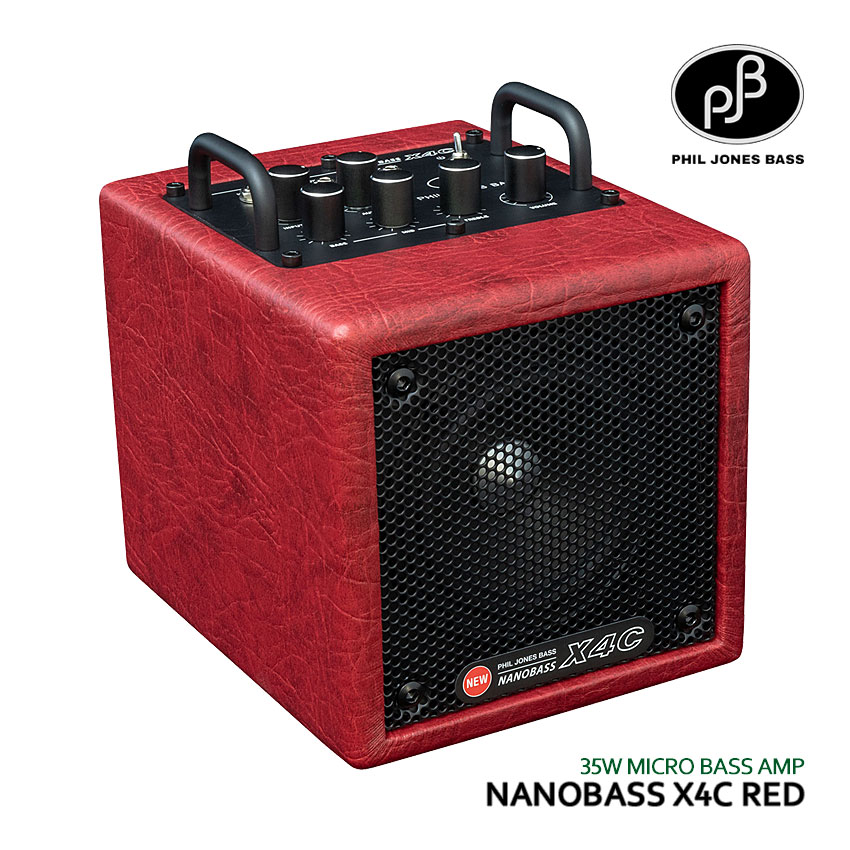 PHIL JONES BASS ベースアンプ NANOBASS X4C RED ナノベース PJB｜merry-net