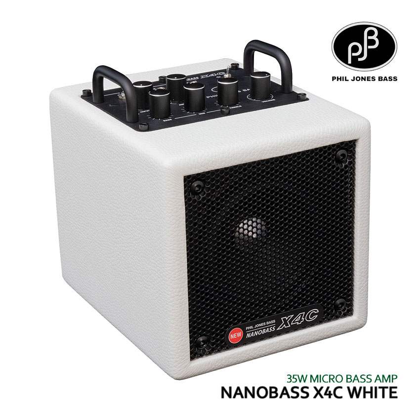 PHIL JONES BASS ベースアンプ NANOBASS X4C WHITE ナノベース PJB｜merry-net