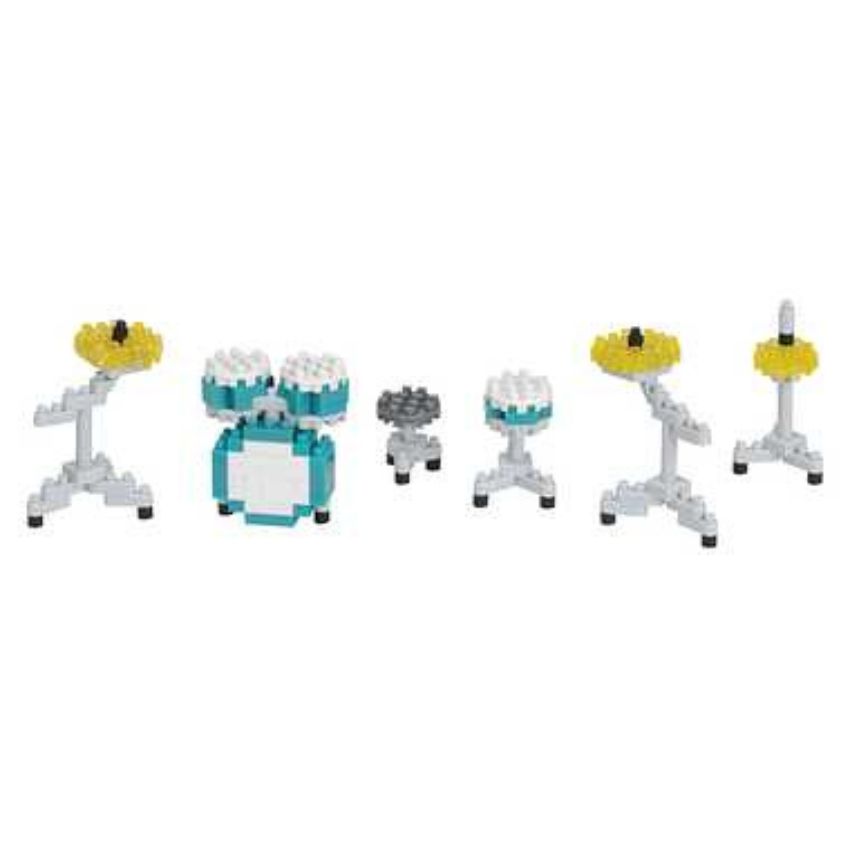 専用ピンセット付き■カワダナノブロック ドラムセット カワダ ブロック ホビーブロック nanoblock 小さいブロック ドット絵 ミニ楽器 コレクション_18