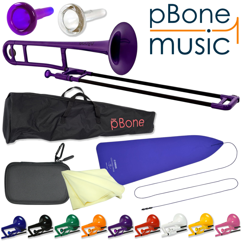 トロンボーン プラスチック ピンク＋ケース、オイル トロンボーン プラスチック ピンク＋ケース、オイル ピーボーン トロン