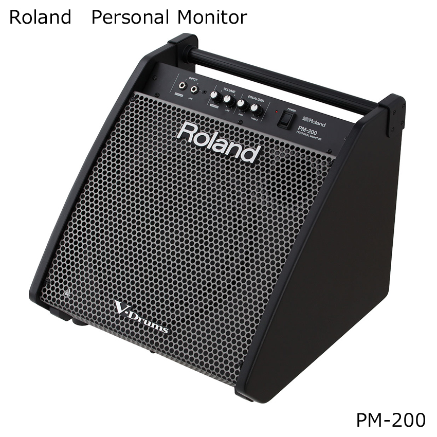 【箱痛/未使用品/メーカー保証付き】Roland モニターアンプ PM 200 ローランド 電子ドラムやキーボード＆シンセサイザーに最適 :327 59326:楽器のことならメリーネット