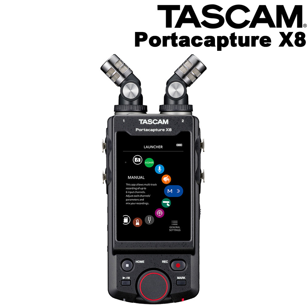 TASCAM PortacaptureX8 32Bit float���R�[�_�[ (8�g���b�N�n���f�B���R�[�_�[)