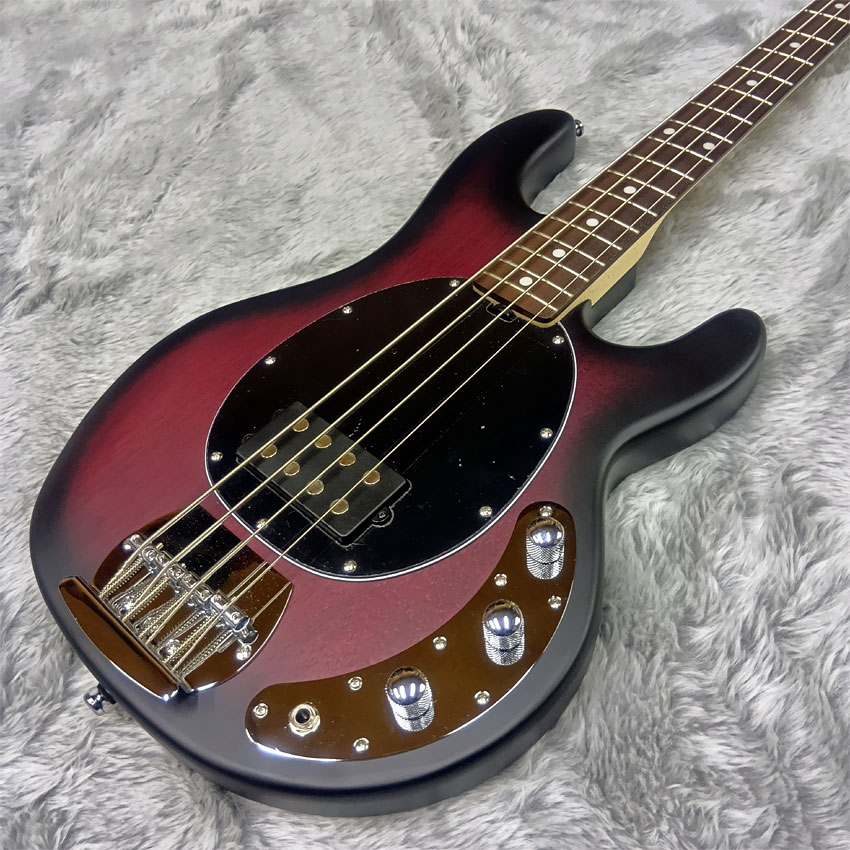 Sterling by MUSIC MAN エレキベース Ray4 Ruby Red Burst Satin スティングレイ