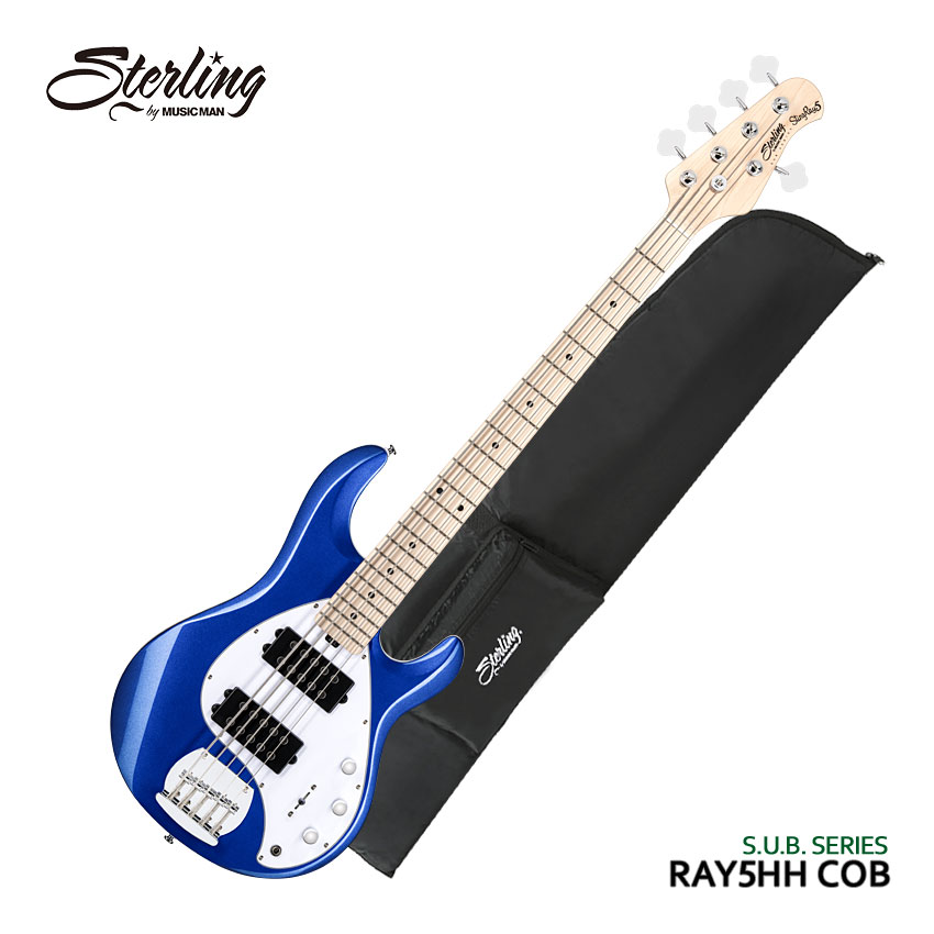 Sterling by MUSIC MAN エレキベース Ray5HH Cobra Blue 5弦ベース スティングレイ スターリン :  ray5hh-cob-m1 : 楽器のことならメリーネット - 通販 - Yahoo!ショッピング